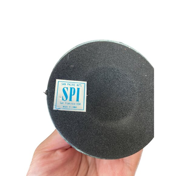 Discovery Cove 2000 SPI Gallery Metal 2 Dolphins Statue Sculpture 8" tall - Picture 6 of 6